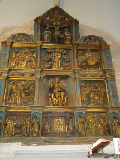 Retablo Mayor de Iglesia de San Millán Abad d Porquera de Butrón